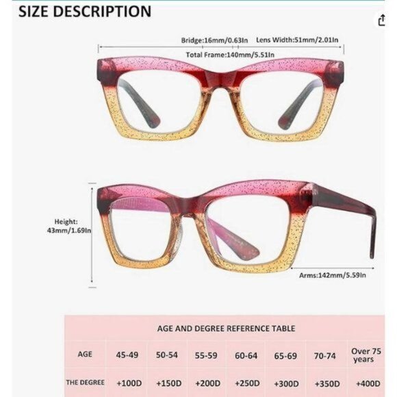 Bullabulling Spring Hinge Readers Blue Light Blocking Computer 2.0 - Picture 4 of 5